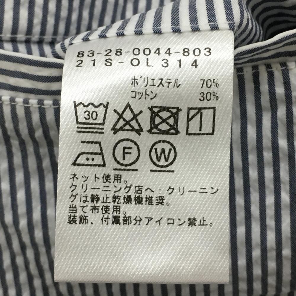 BEAMS キュロットスカート ビームスゴルフ ストライプ柄 GOLF 超美品ビームスゴルフ リネンライクラップキュロットスカート チェック柄 83-28-0005-803 白×ネイビー GOLF動きやすいうえに可愛さ120％なスカート見えキュロット &frasl; ビームス ゴルフ（キュロット｜レディースウェア）：ウェア GOLF（ビームス ストレッチコーデュロイ