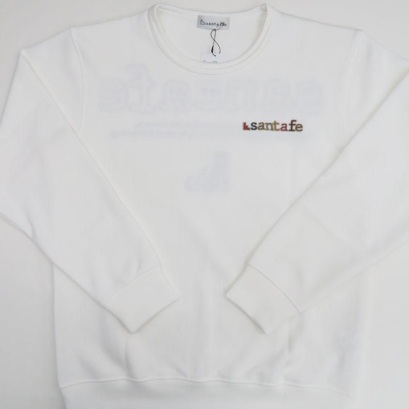 サンタフェ 定番 バックアップリケ トレーナー スウェットパンツ