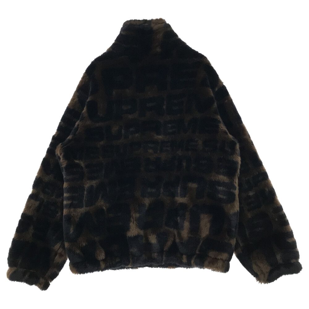 SUPREME (シュプリーム) 18SS FAUX FUR REPEATER BOMBER フェイク