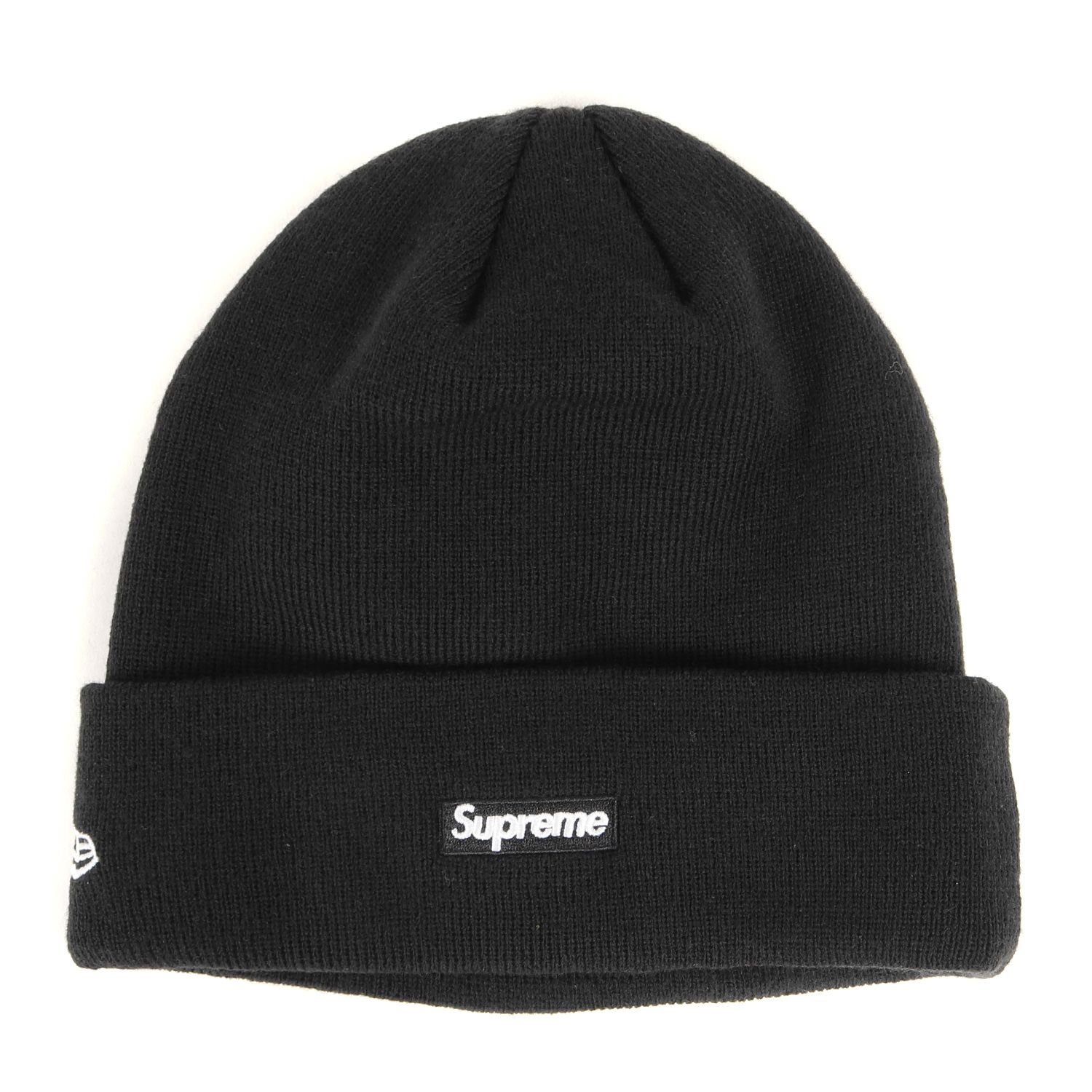 【新品未使用】シュプリーム ニット帽 Sロゴ ブラック 2017AW Supreme シュプリーム 17AW NEW ERA ニューエラ Sロゴ ニット
