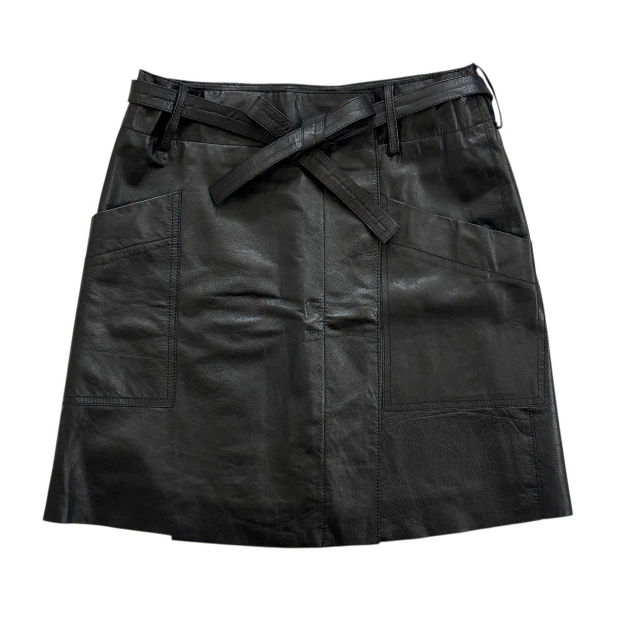 Maison Margiela メゾンマルジェラ サイドポケットスカート MM6 Maison Margiela フラップポケット スカート | ブラック