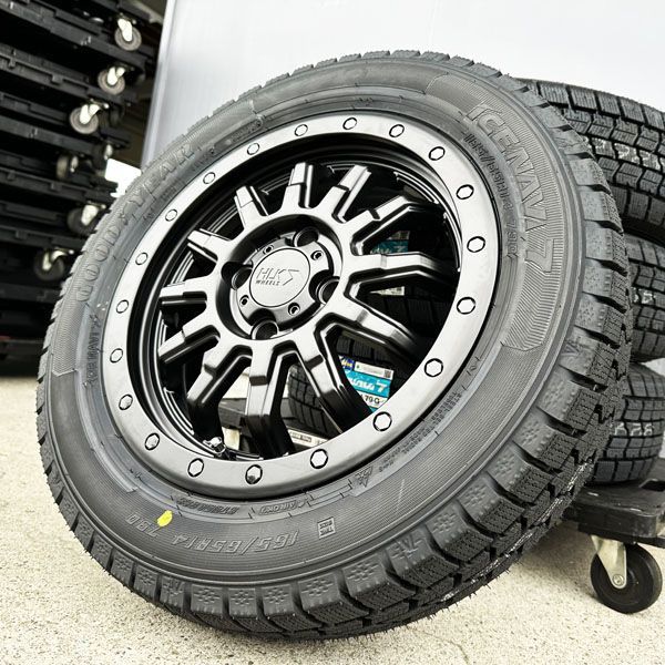 エブリイ DA17V DA64V DA62V新品 14インチ スタッドレス タイヤホイール 4本セット GOODYEAR ICENAVI7  165/65R14 グッドイヤー 冬 スノー マットブラック 軽自動車 軽トラ 軽バン - メルカリ