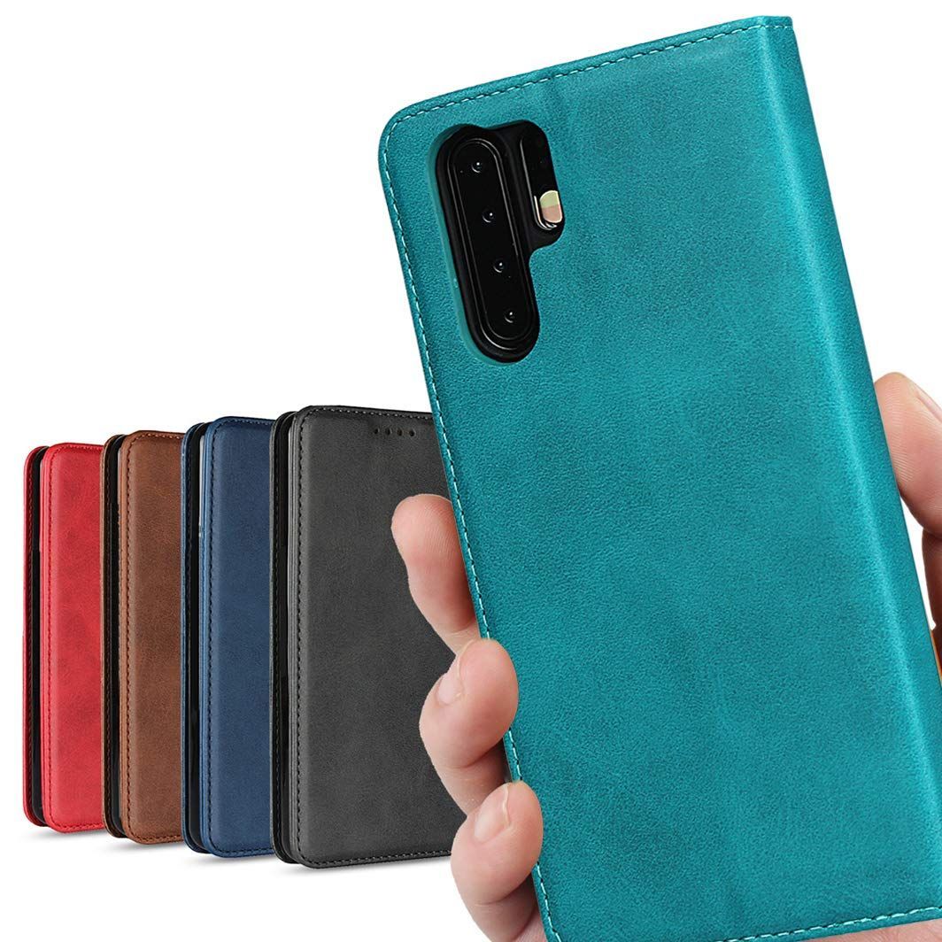 HUAWEI P30 pro ケース 手帳型 HW-02L docomo ケース 手帳型 カバー P30pro カバー ファーウェイ P30プロ 適用  case 内蔵マグネット 携帯カバー カードポケット カード入れ スタンド機能 シンプル カバー クラシック - メルカリ