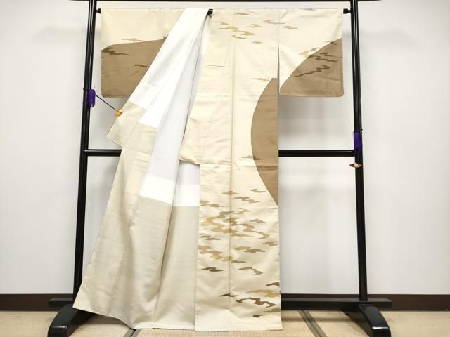 平和屋本店□極上 石川県指定無形文化財 牛首紬 白山工房 手織り 訪問