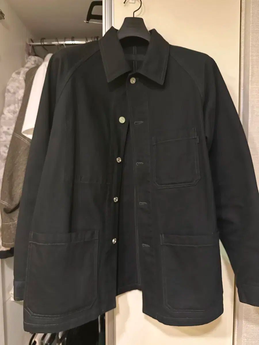 ビー VTG デニム チョアコート 黒