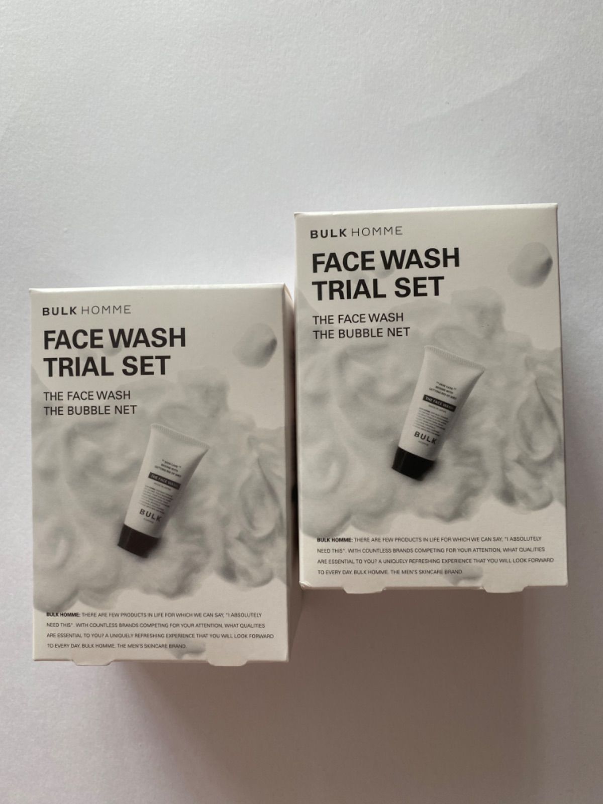 売れ筋がひ！ バルク オム THE FACE WASH 洗顔料 泡立てネット 2点