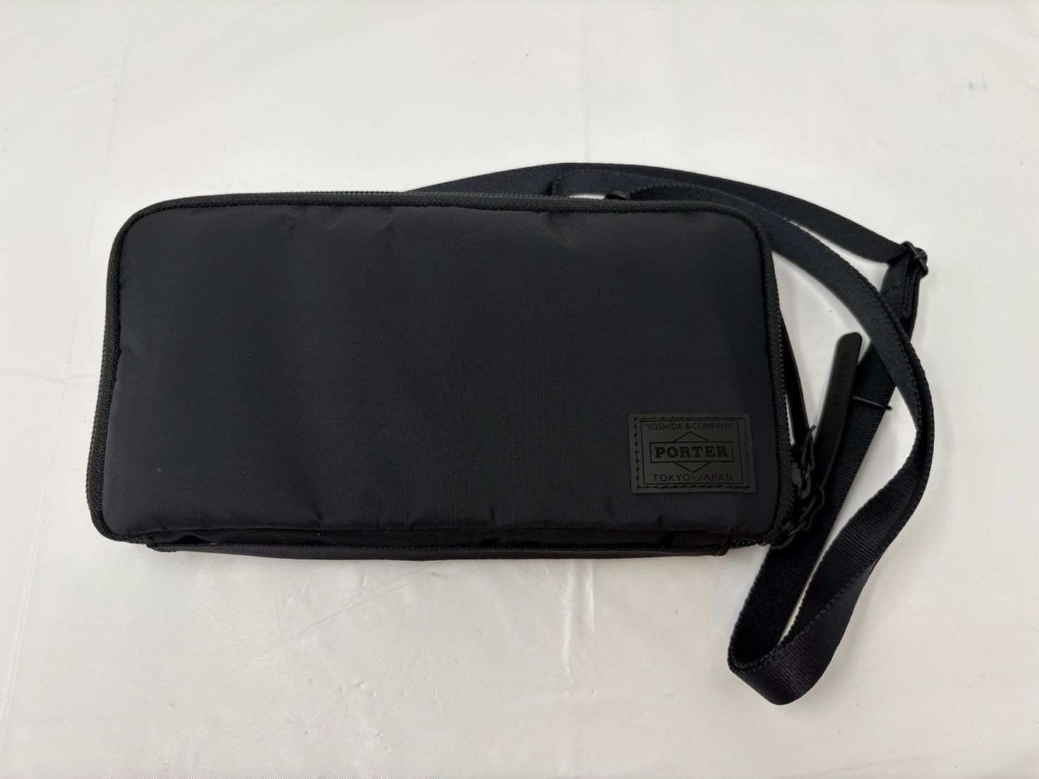 ◆PORTER ポーター トラベルオーガナイザー サコッシュ ショルダーバッグ 黒系 ◆18956