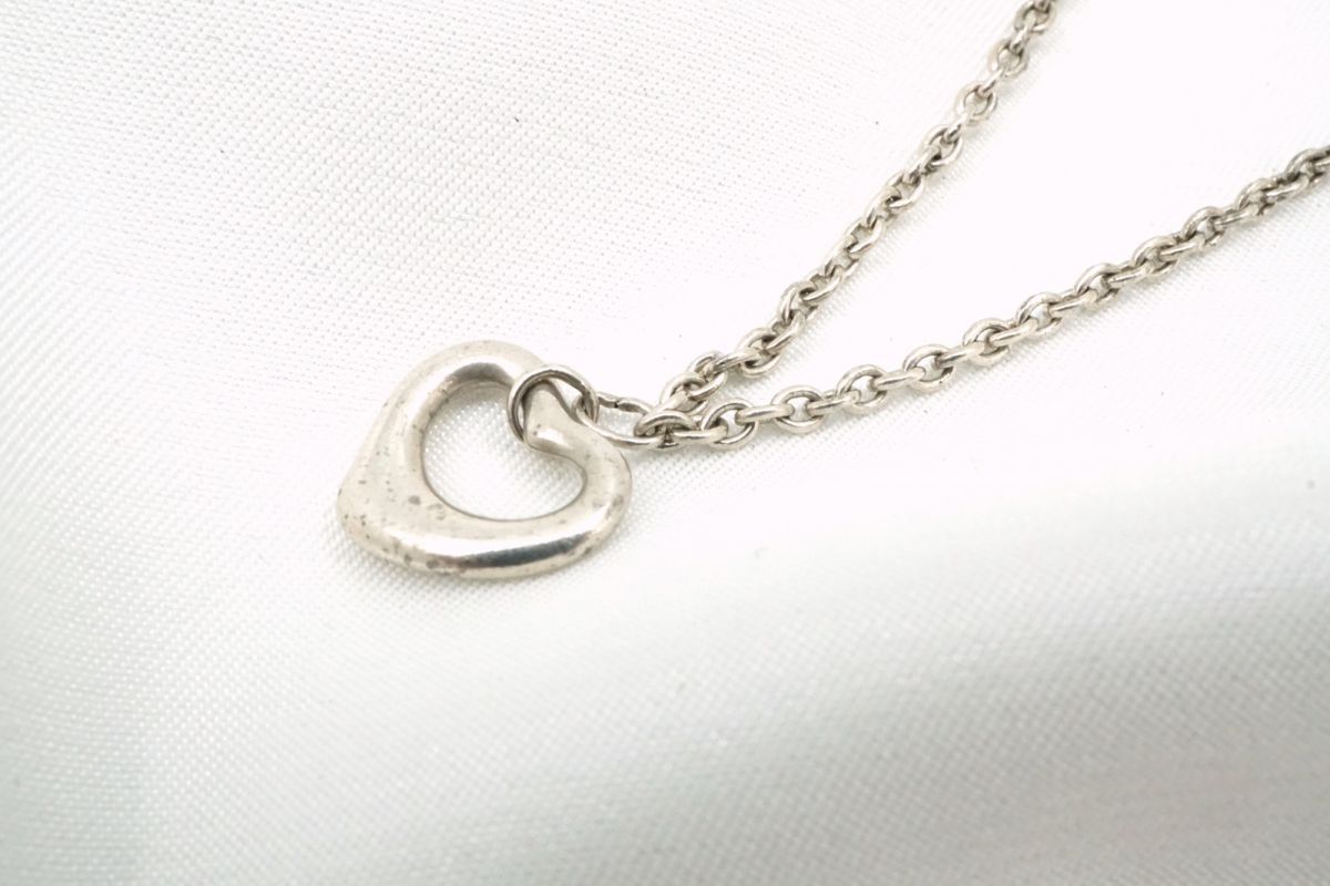 ティファニー オープンハート ブレスレット チェーン SV925 銀 シルバー TIFFANY-Co. 3803j SIROKUMA-CORPORATION_COM