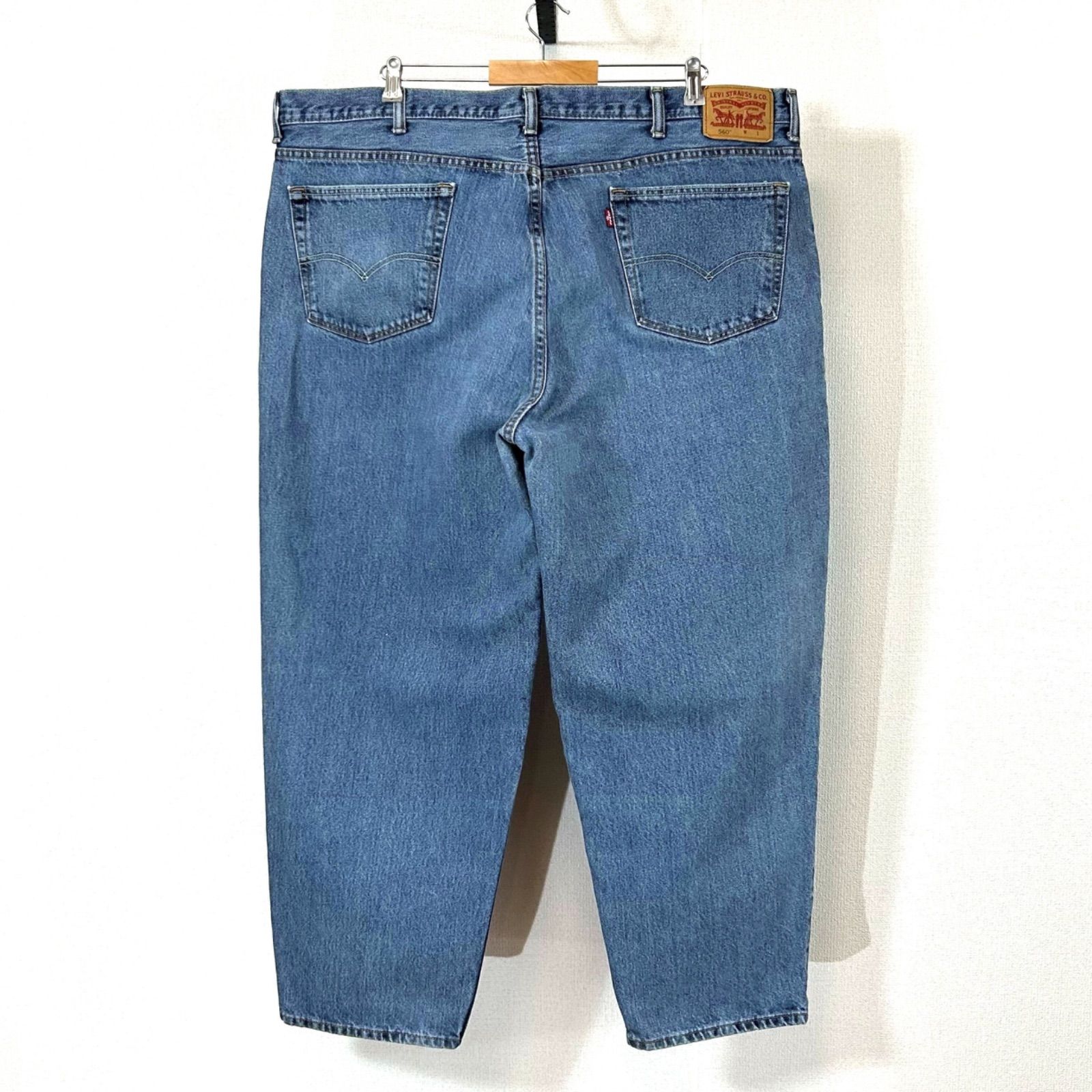 リーバイス560LEVI'Sデニムパンツw46大きいサイズバギーパッチ