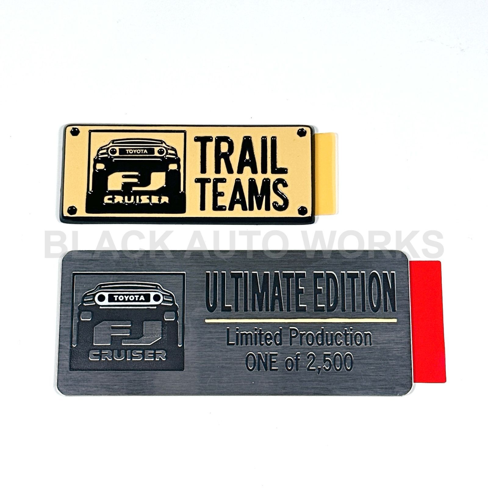 新品FJクルーザー トレイルチーム バッジ プレート USトヨタ trail 