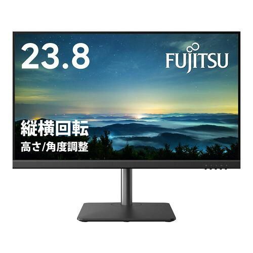 3営業日で発送 FUJITSU 富士通 VTF24021BT 23.8型 液晶 1920×1080 スピーカー搭載 D-sub HDMI×2 ブラック系
