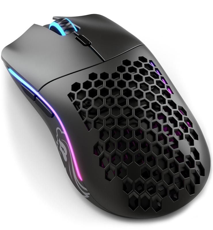 Glorious ワイヤレス ゲーミングマウス Model O- Wireless Matte Black 超軽量65グラム 最大19000DPI BAMFセンサー搭載 左右対称形状