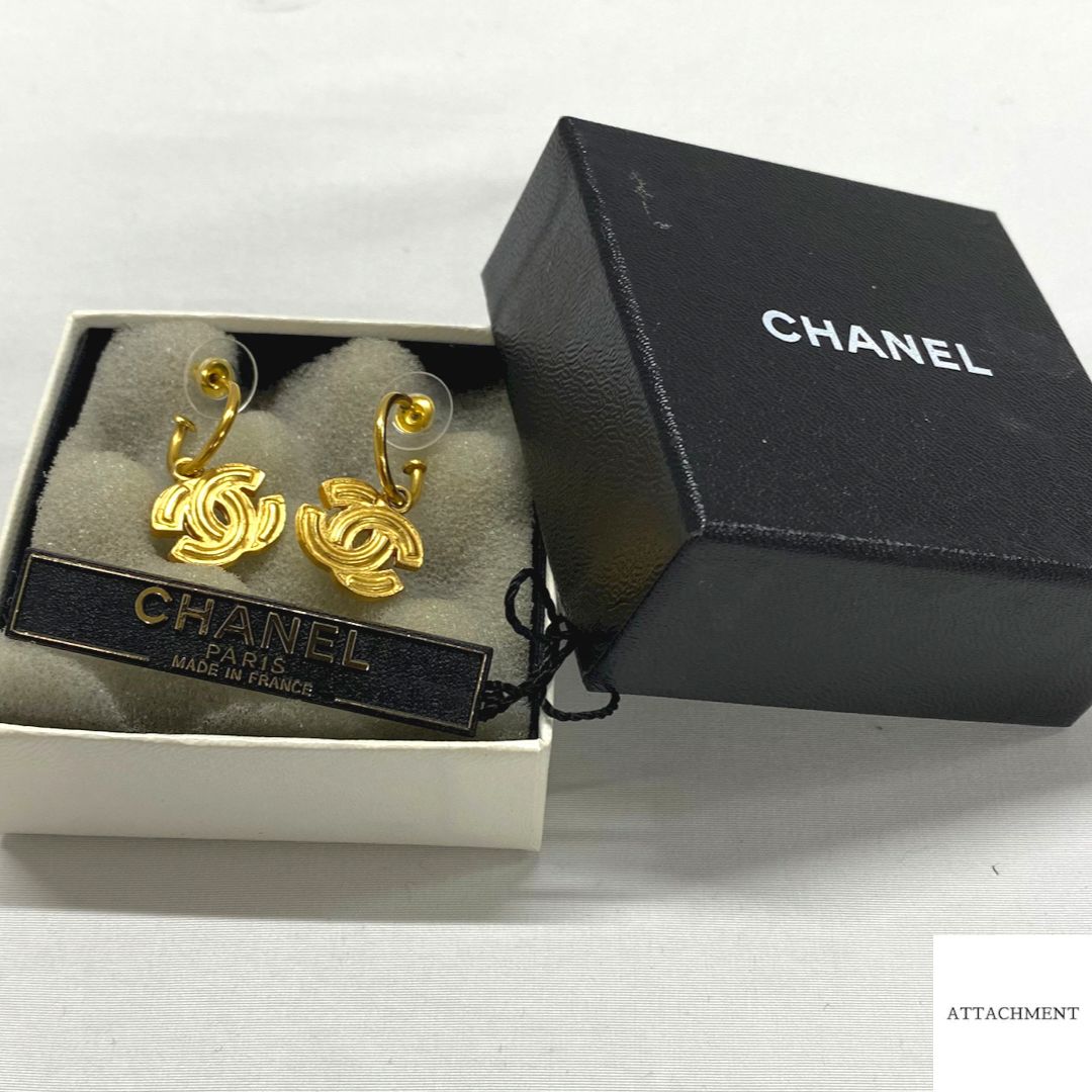 CHANEL】シャネル◇本物保証◇ココマークフープピアス アクセサリー