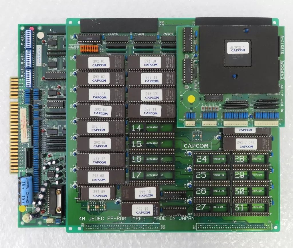 アーケード基板 ストリートファイター II ダッシュ 基板のみ