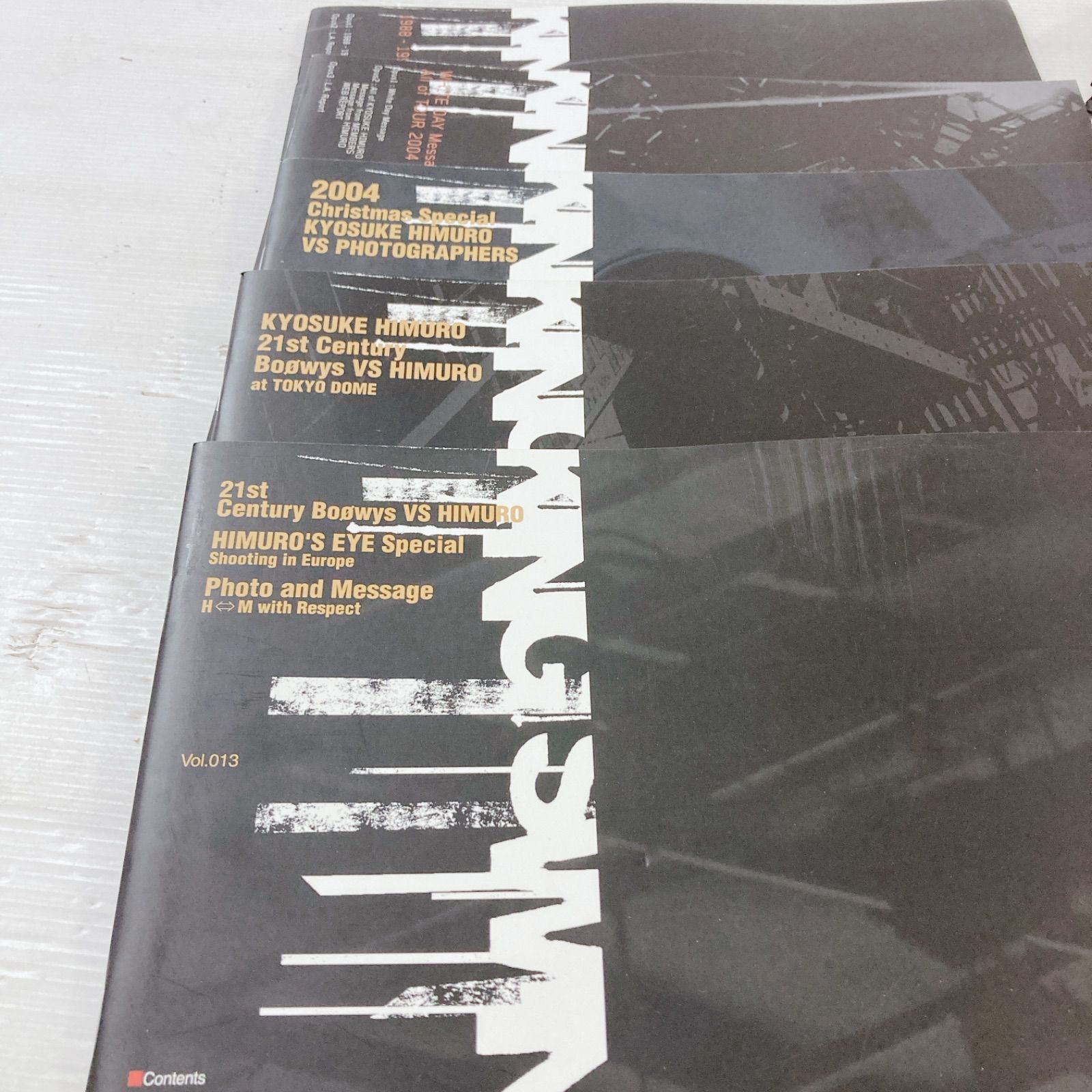 BOOWY HUNT 会報 0〜4 全5冊セット BOOWY HUNT 会報 0〜4 全5冊セット - メルカリ