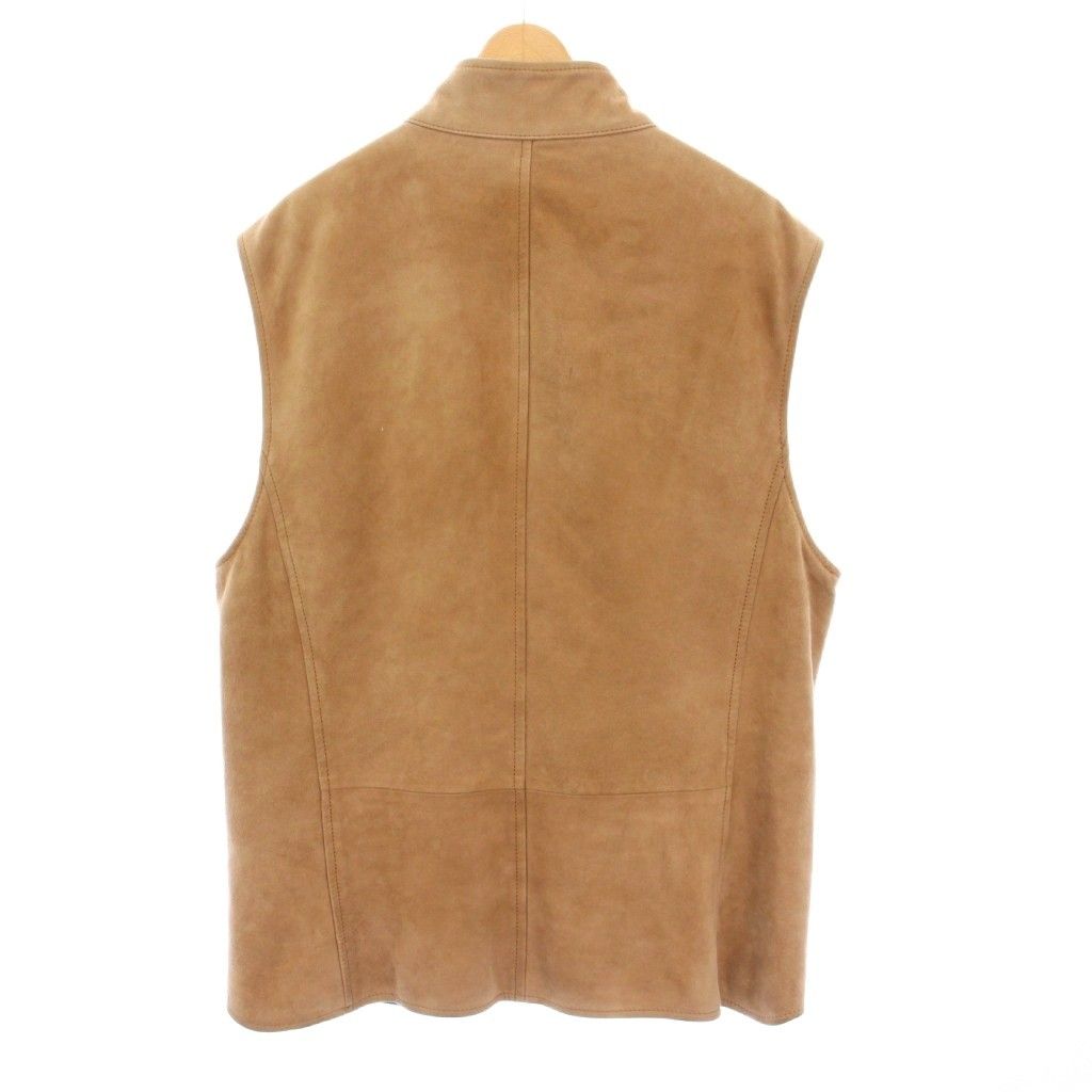 ブルネロクチネリ BRUNELLO CUCINELLI スエードベスト 裏地ニット アウター S ベージュ |KH