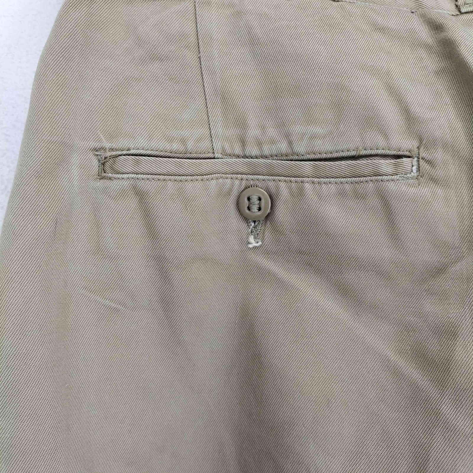 ユーエスアーミー U.S. ARMY 60s RAPIDジップ KHAKI CHINO TROUSERS