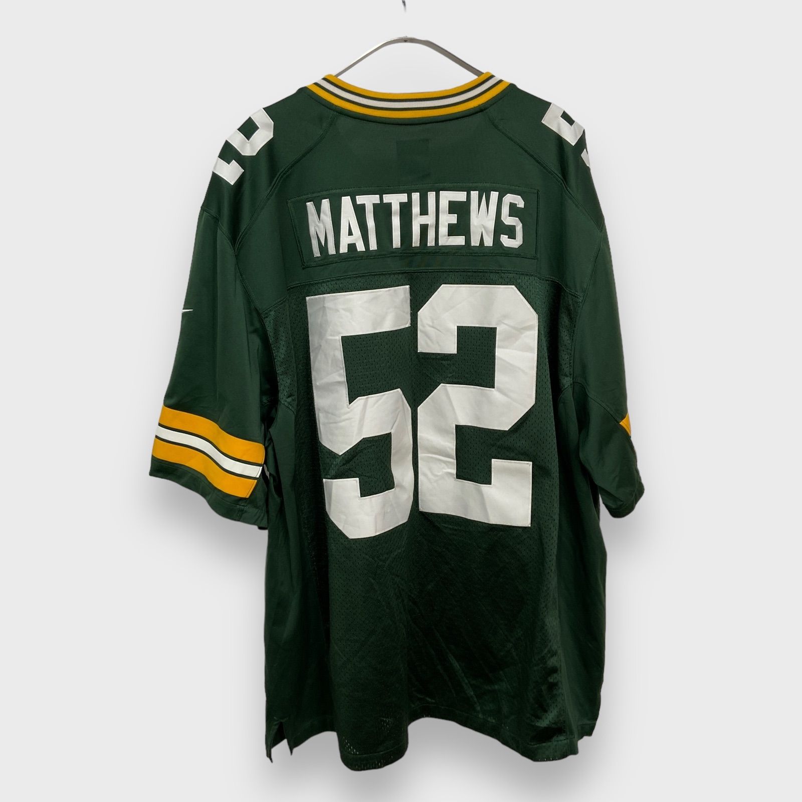 【最安値に挑戦】 ☆NIKE☆NFL☆グリーンベイパッカーズ☆ゲームシャツ☆アメフト ユニフォーム