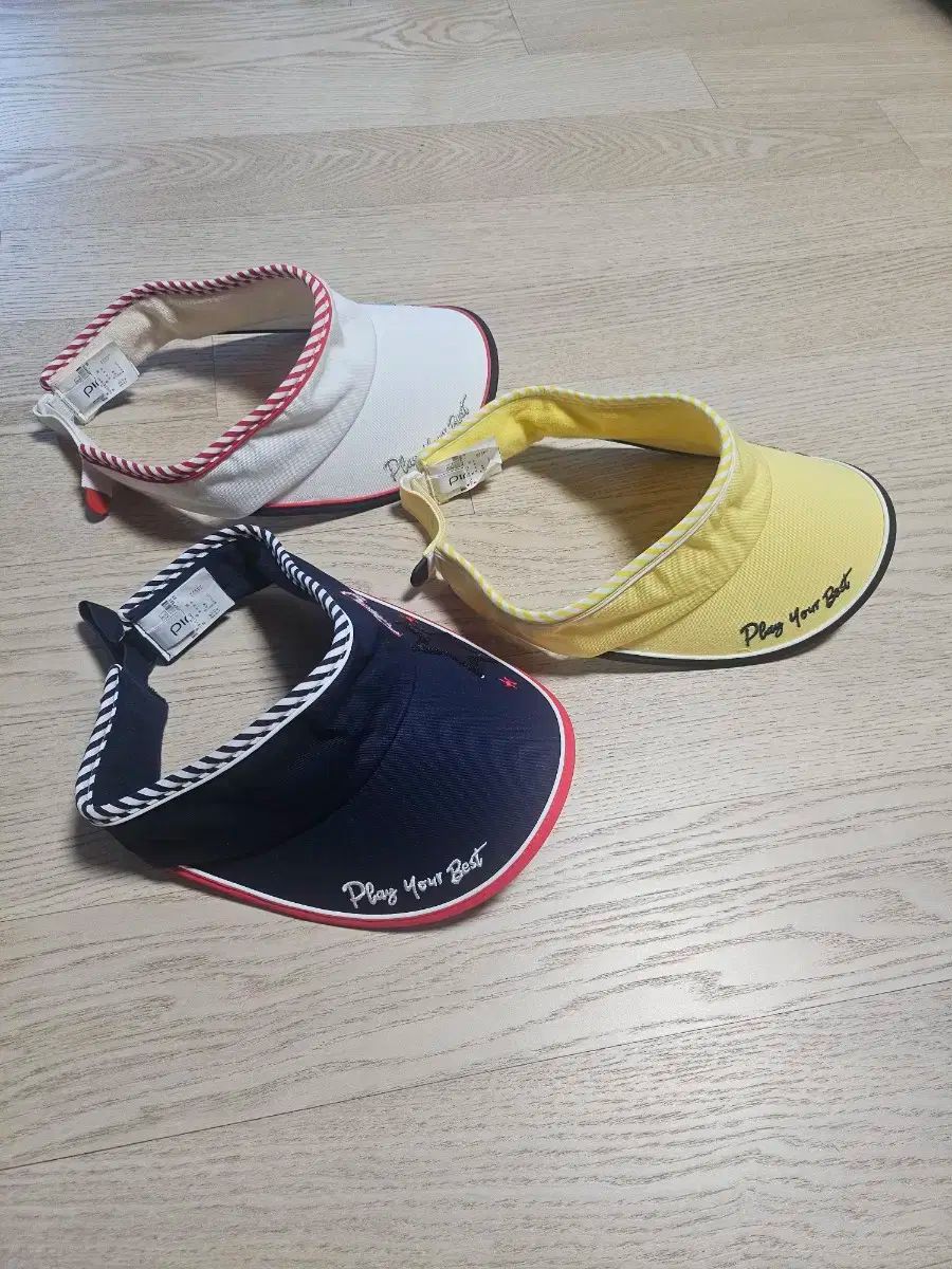 Ping PING ゴルフ サンキャップ ホワイト ネイビー イエロー