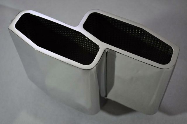 マフラーカッター ２２０Φ×９７Φ スクエア 送料込み