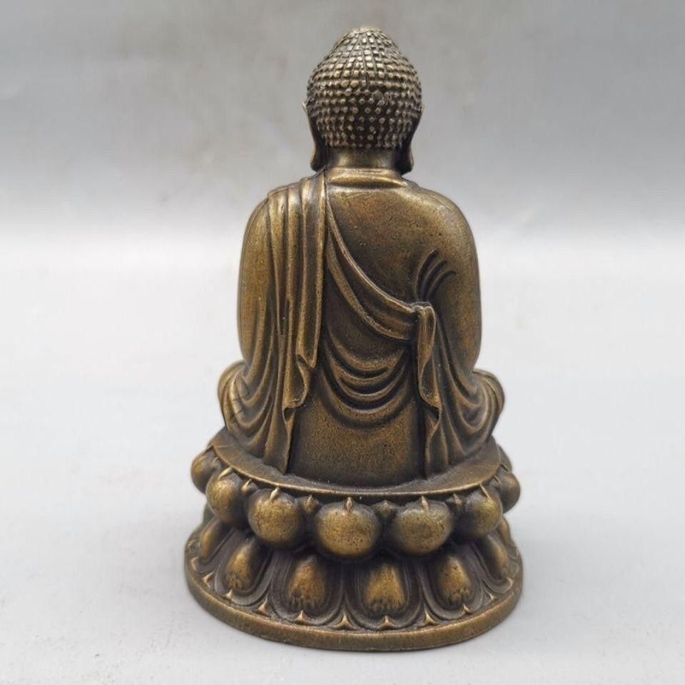 如来様仏像  仏教美術  仏像  銅製  工芸品 美術品 置物 Amazon｜極小仏像 釈迦如来像 真鍮釈迦牟尼仏坐像 銅製仏像 仏教