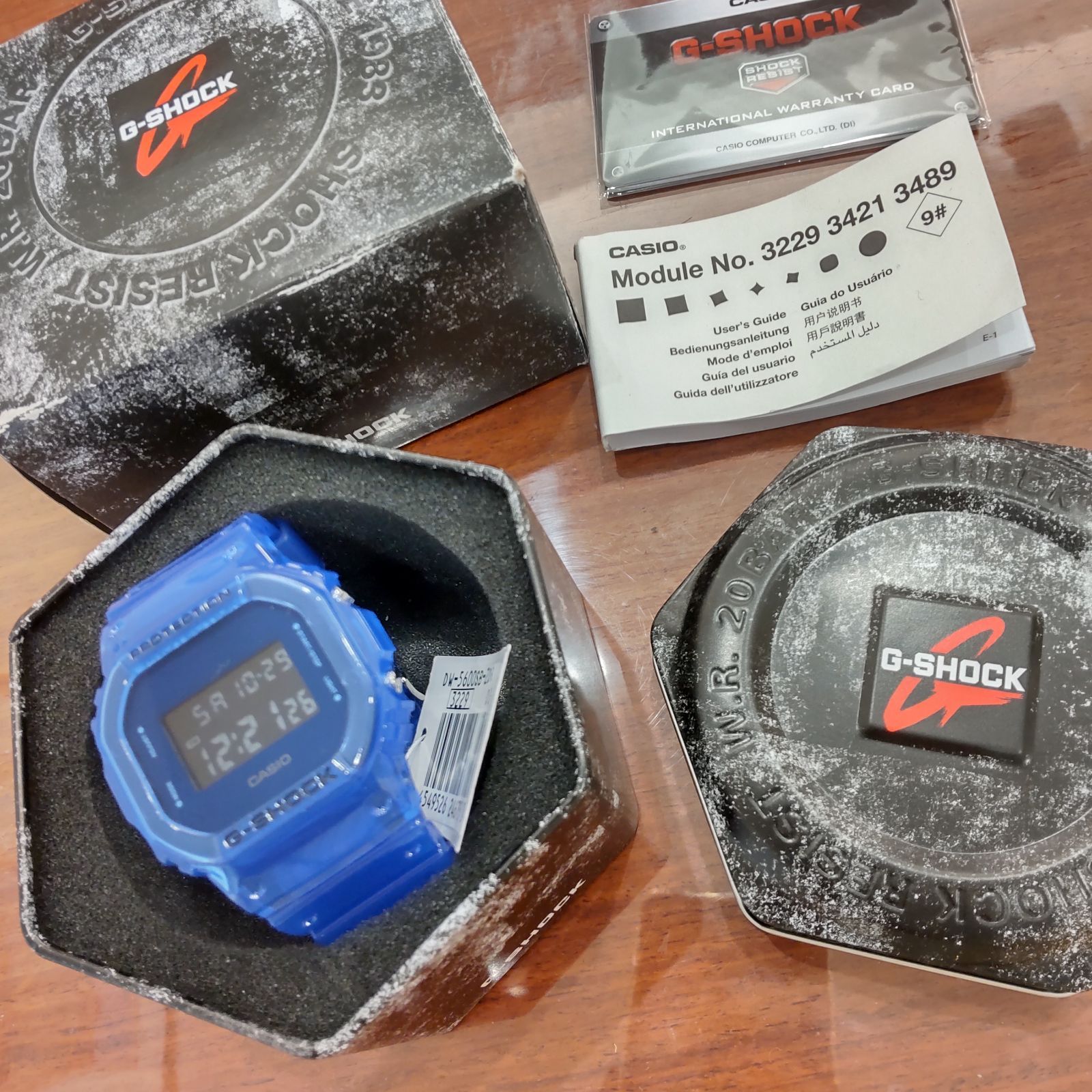 未使用！ G-SHOCK 腕時計 DW-5600SB-2DR スケルトン - メルカリ