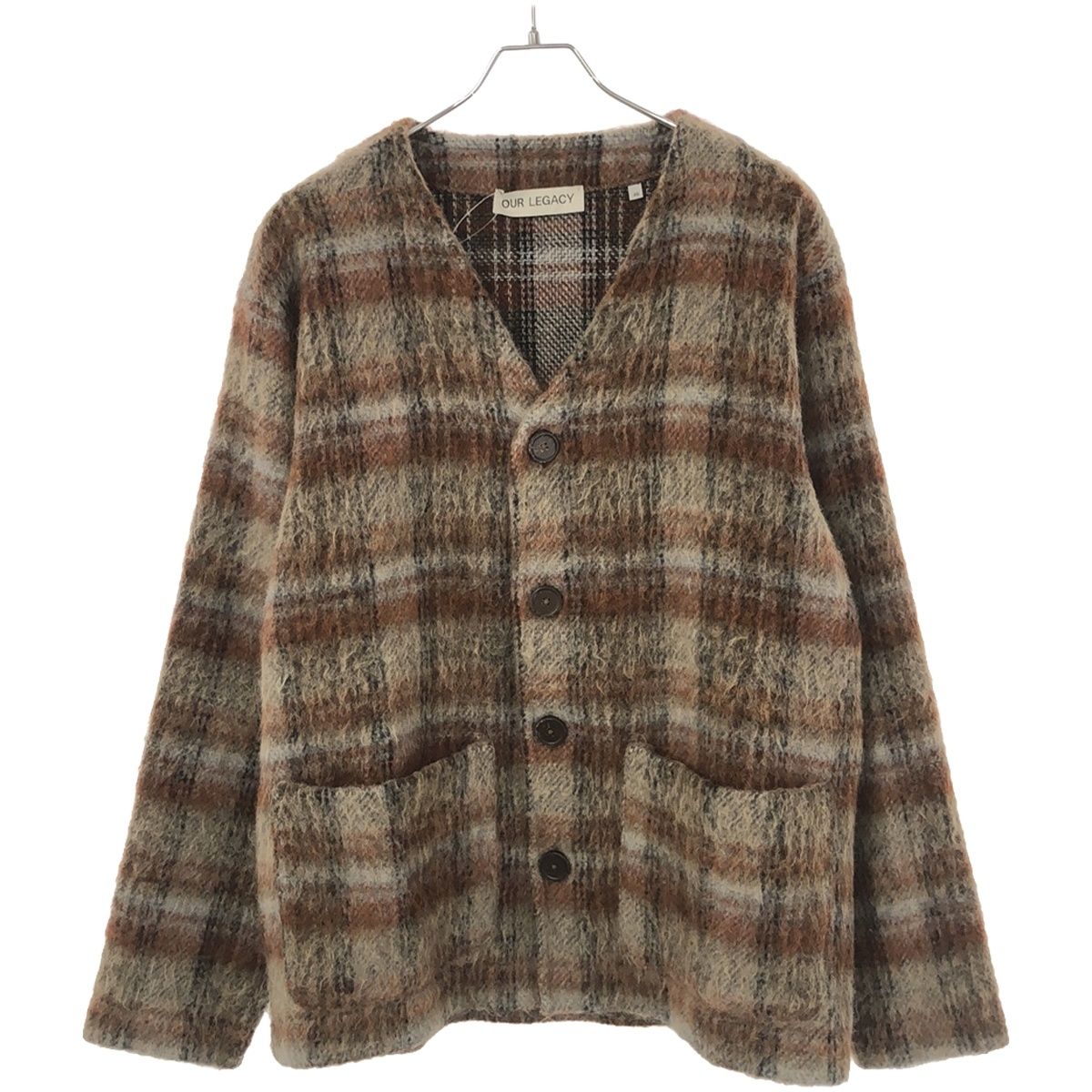 新品 48 22AW OUR LEGACY アルパカニット グレー 4458