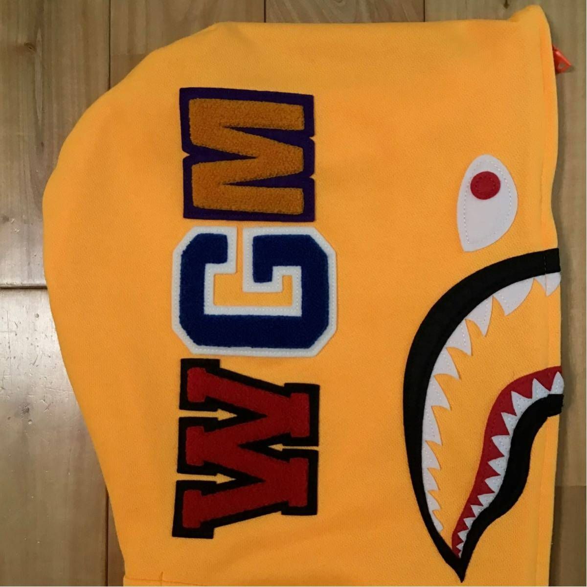 シャークデザインパーカー WGM シャーク パーカー Mサイズ ブラック a bathing ape BAPE shark