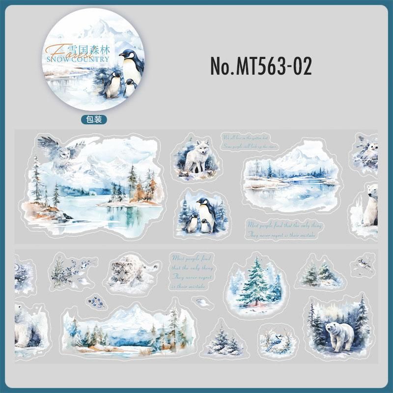 MT563 動物 小動物 冬 雪 キツネ ウサギ 鹿 シロクマ 熊 リス