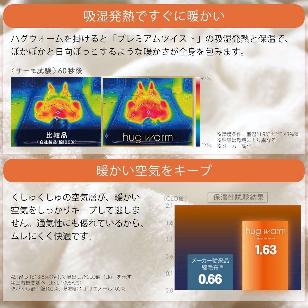 ハグウォーム セミダブルサイズ