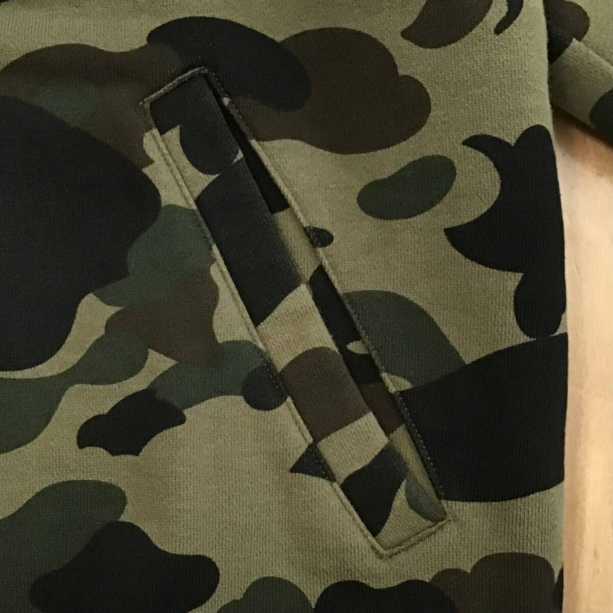 BAPE スウェット スタジャン 1st CAMO 1st camo yellow スウェット スタジャン Mサイズ a bathing ape BAPE