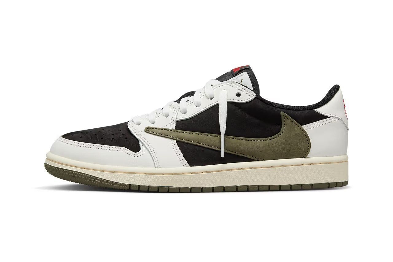 Travis Scott x Air Jordan 1 Low  Olive