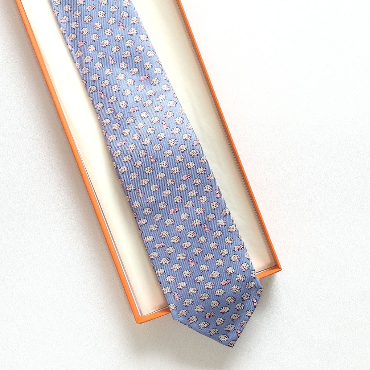 Sale【Vintage・美品】Hermes ネクタイ 動物柄 タイ エルメス HERMES - 美品 エルメス HERMES ネクタイ シルク100% 動物柄
