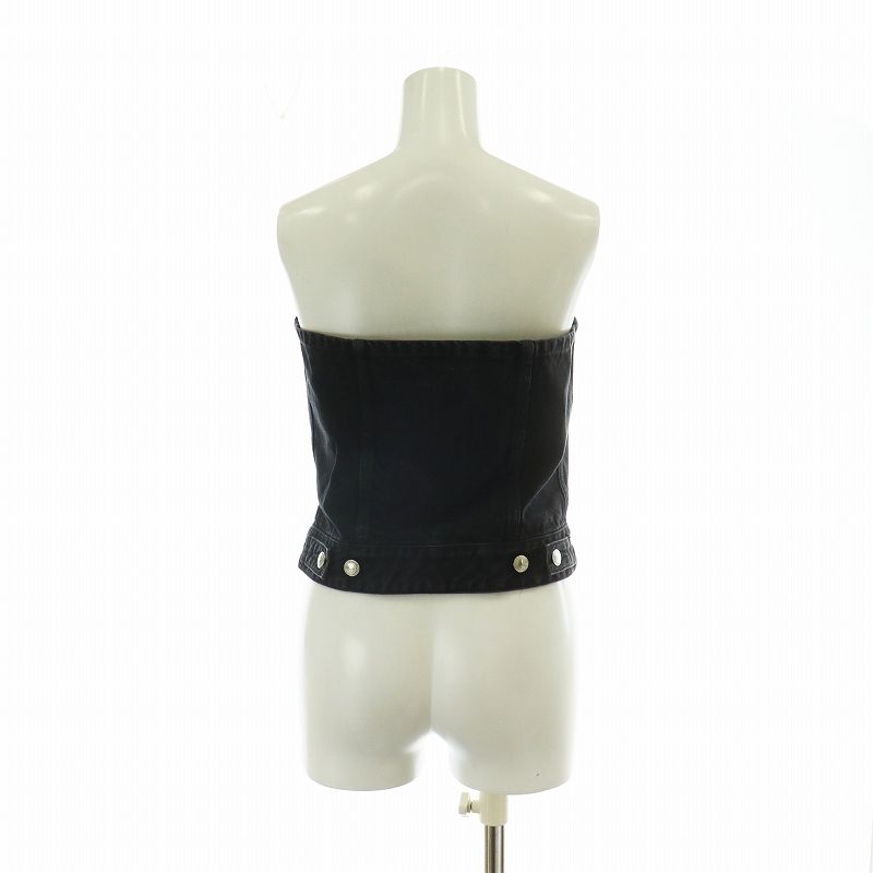大人気アイテム ハイク TOP STRAPLESS TWILL ツイルストラップレストップ HYKE トップス