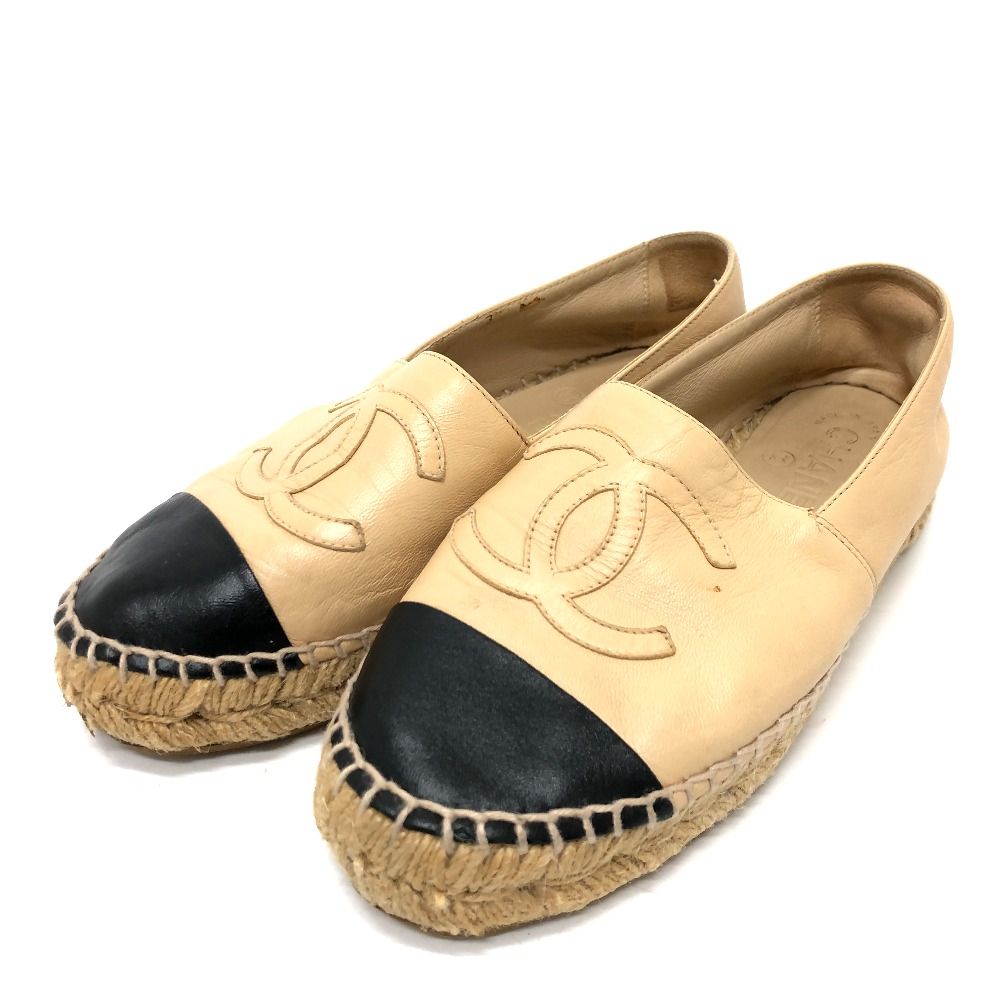 CHANEL シャネル エスパドリーユ 楽天市場】＼10%OFFクーポン☆21日10時迄／【中古】 シャネル