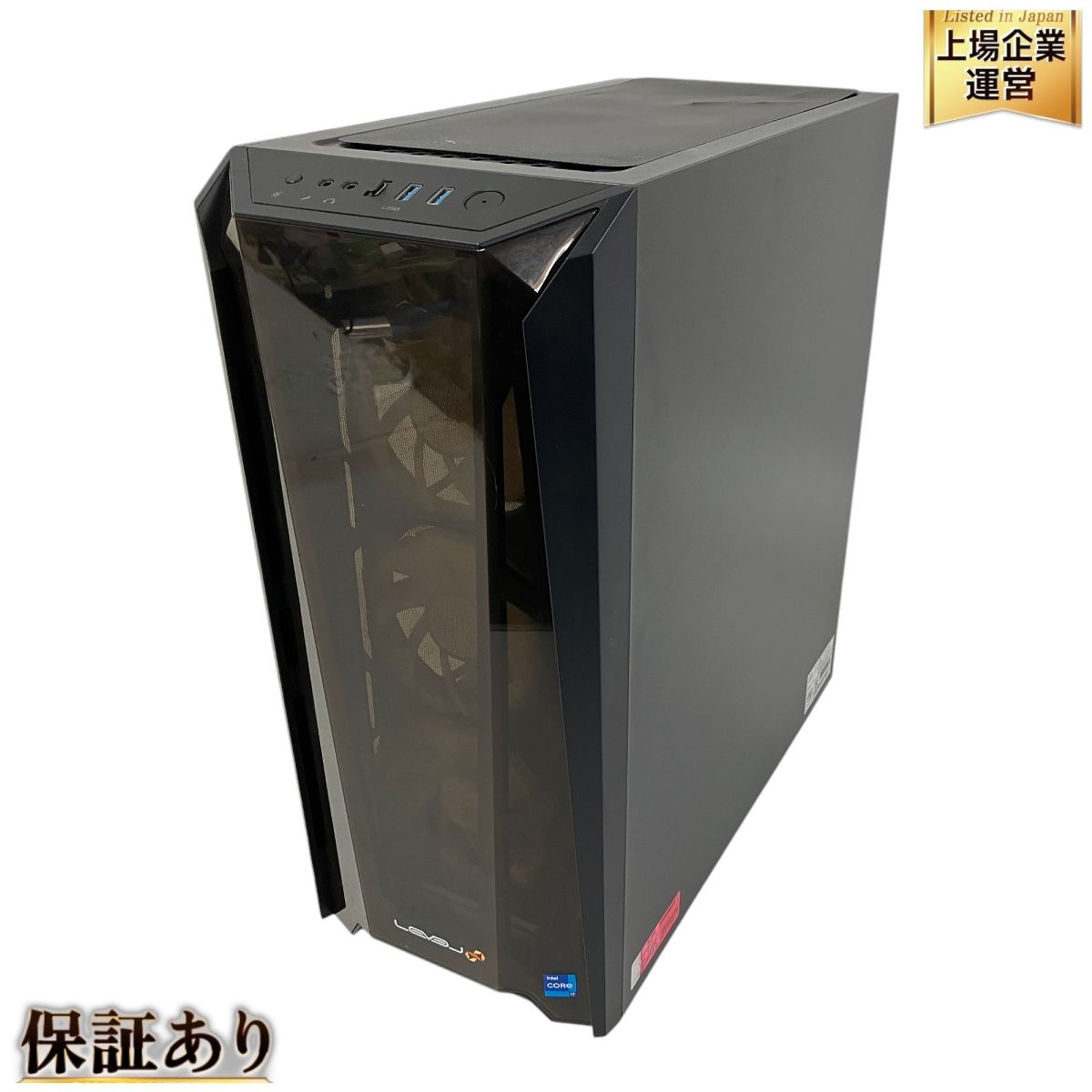 ユニットコム LEVEL∞ ゲーミングデスクトップPC Core i7-12700 32GB HDD 1TB SSD 1TB WIN11 RTX 3070Ti 中古 T9712520