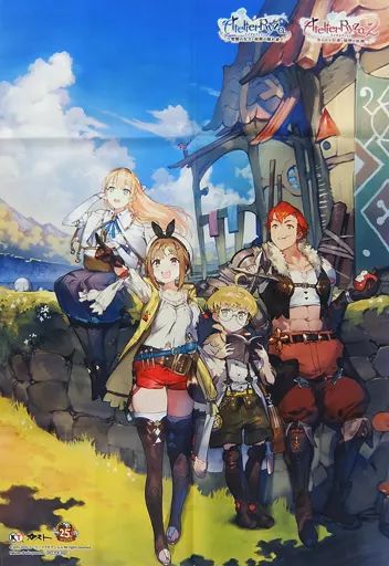 中古】ポスター B2布ポスター 集合 「PS4/Switchソフト ライザの