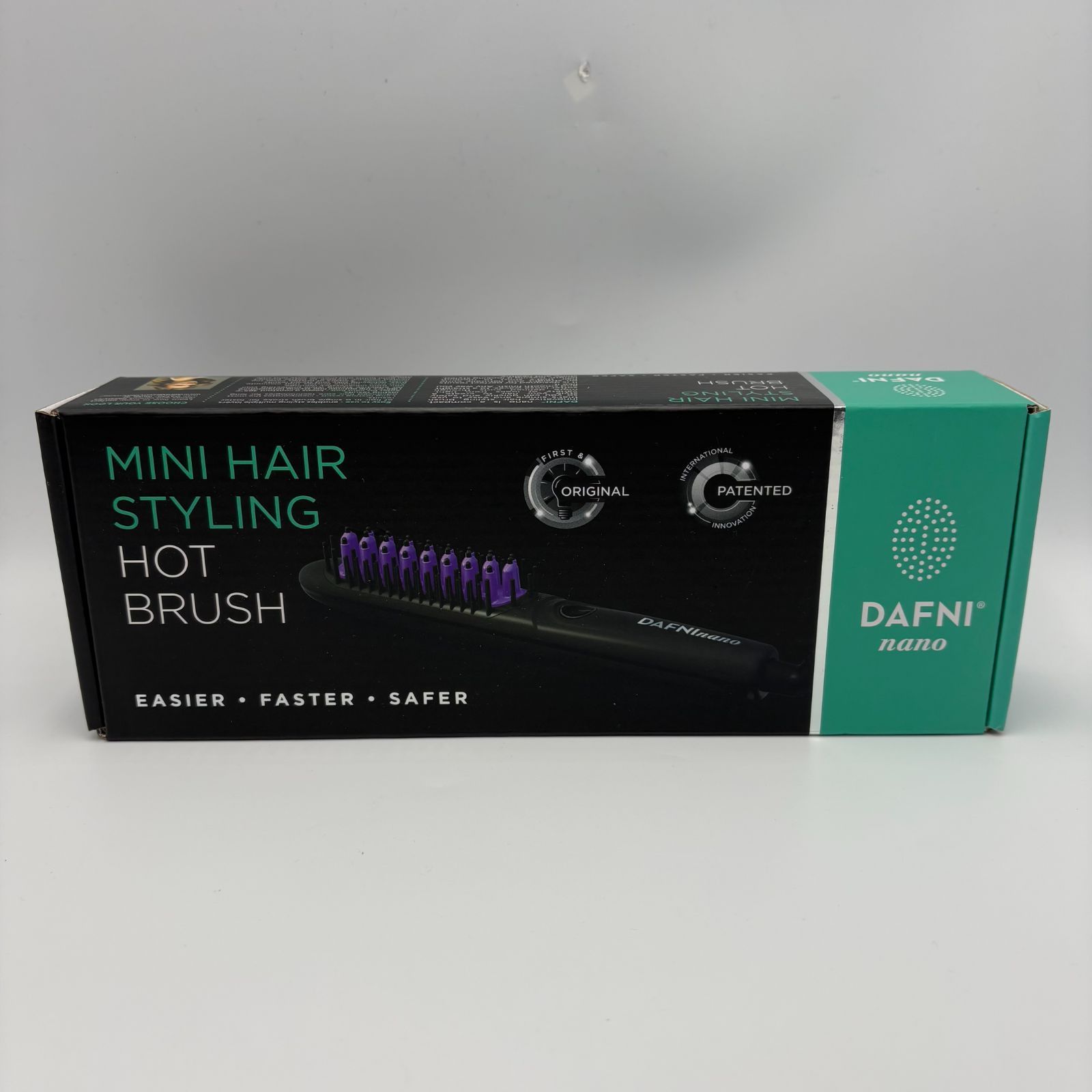 DAFNI nano ブラシ型ヘアアイロン 紫 【公式通販】