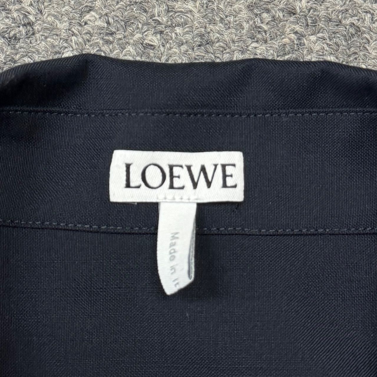 参考上代144100円 LOEWE 25AW SHORT SLEEVE SHIRT アナグラム