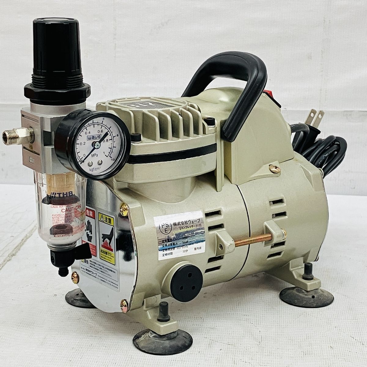WAVE COMPRESSOR 317 エアー コンプレッサー エアブラシ 塗装用