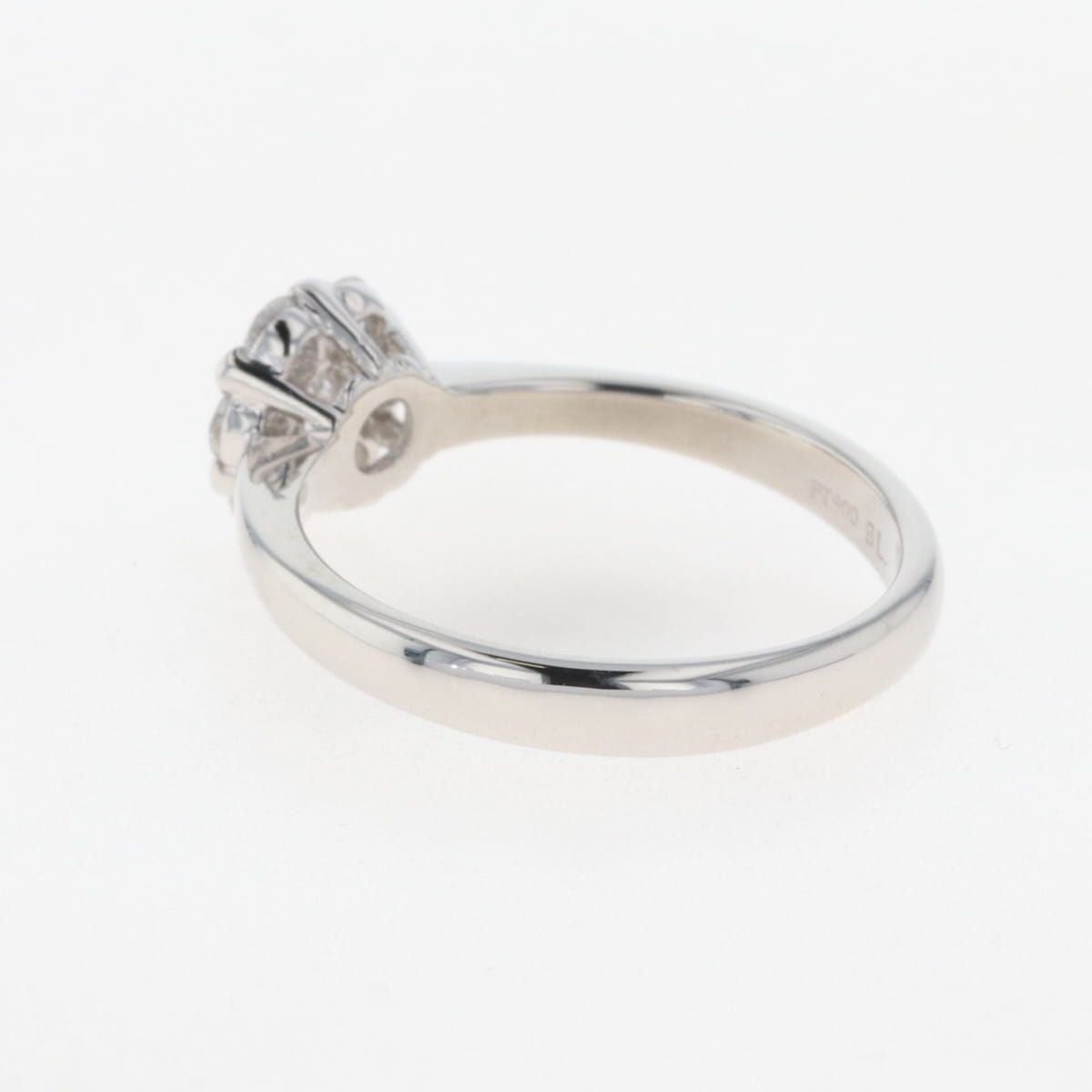 在庫一掃】 フラワーモチーフ デザインリング プラチナ 指輪  