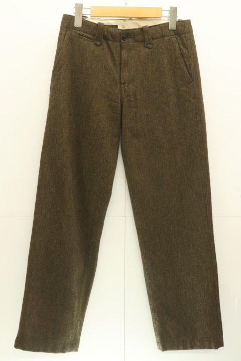 【中古】 WESTRIDE CYCLE TOGS メンズパンツ 29 ウールパンツ WESTRIDE CYCLE TOGS 29 茶 ブラウン 無地