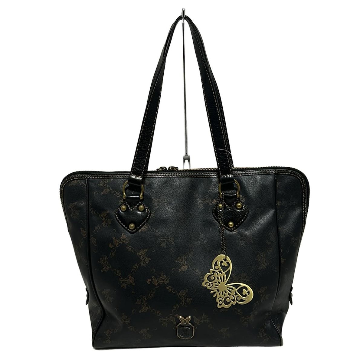 ANNAS SUI アナスイ　レザーバッグ　Balenciaga ANNA SUI(アナスイ) / ハンドバッグ/--/BLK// | 中古品の販売