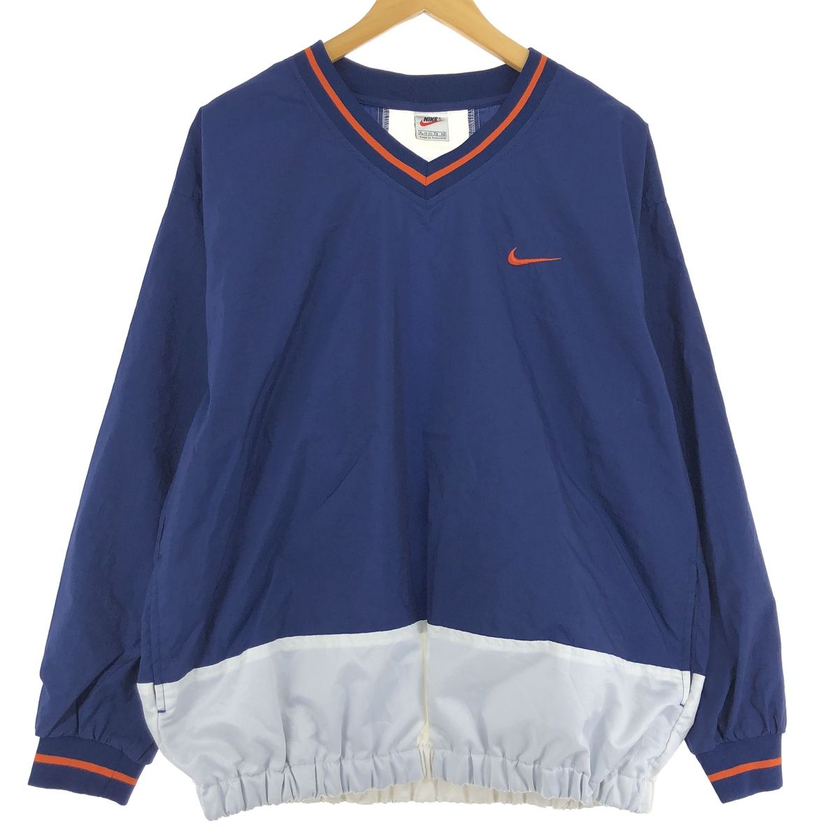 古着 90年代 ナイキ NIKE Vネック ウォームアッププルオーバー メンズL ヴィンテージ/eaa426592