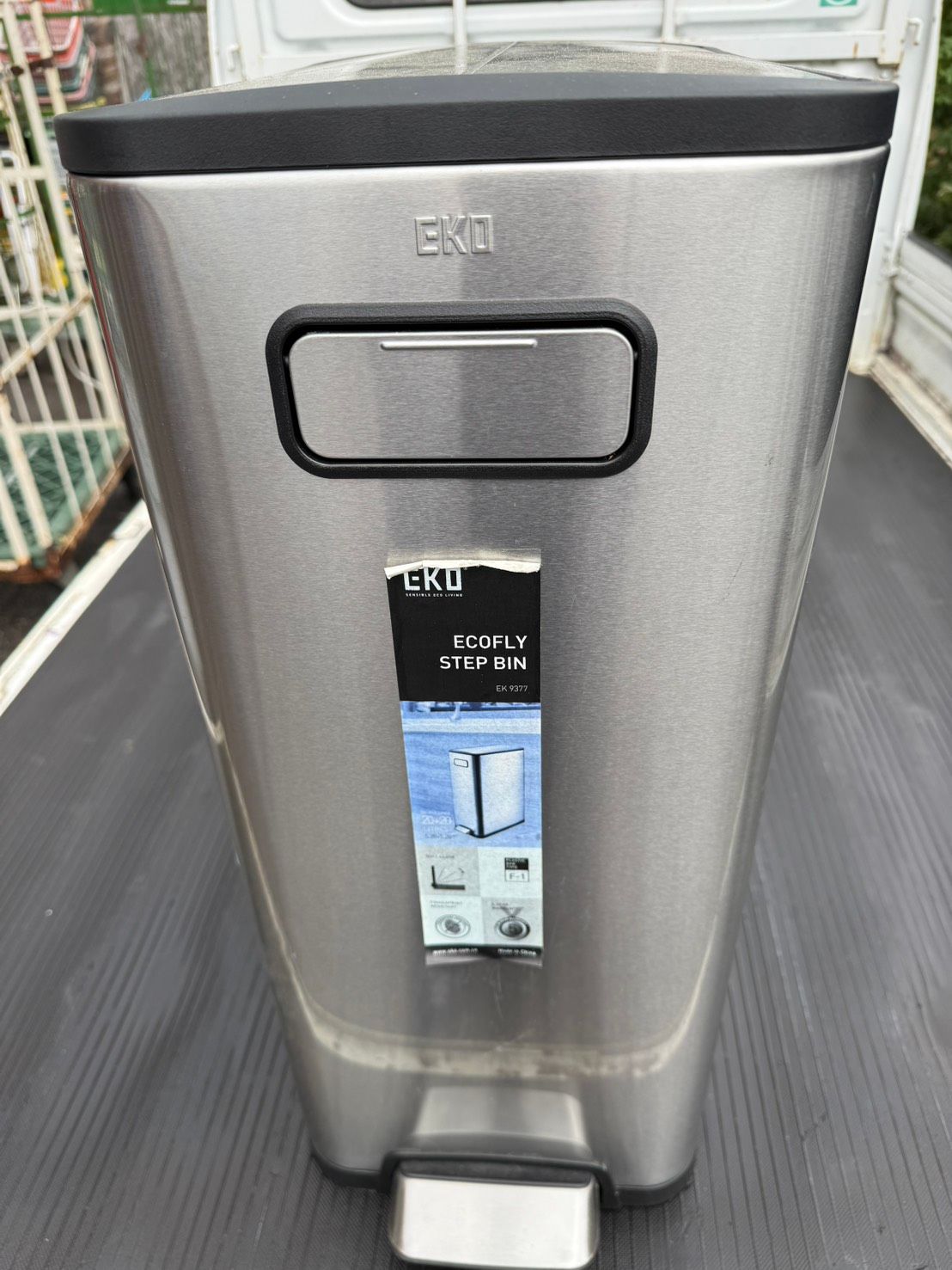 S98798 EKO エコフライ ステップビンゴミ箱 20L×20L EK9377