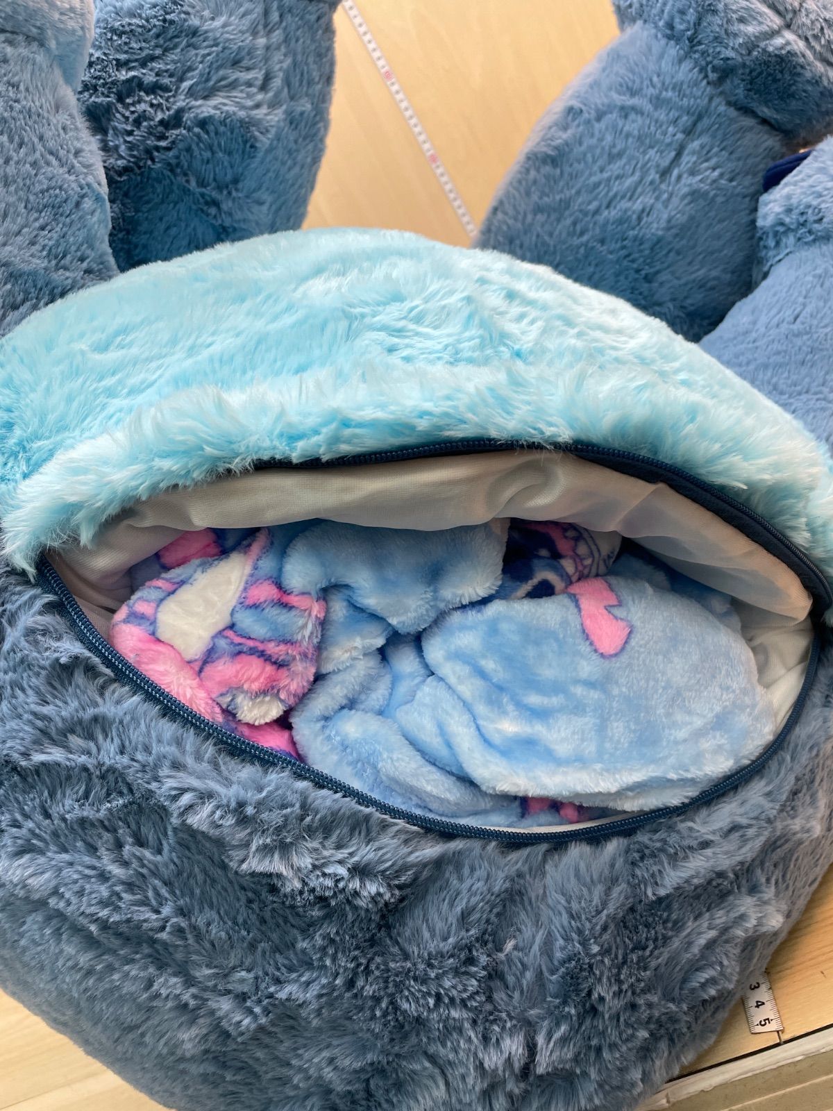 新品 コストコ スティッチ 巨大ぬいぐるみ ブランケット付き - メルカリ