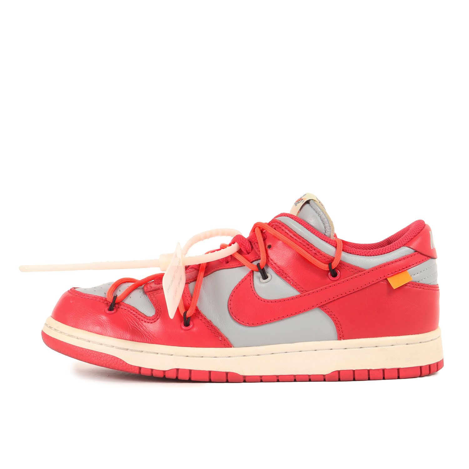 OFF-WHITE オフホワイト サイズ 25.5cm | NIKE DUNK LOW LTHR | OW CT0856-600 | ダンク ロー | ユニバーシティレッド ウルフグレー | US7.5 | ローカット スニーカー シューズ