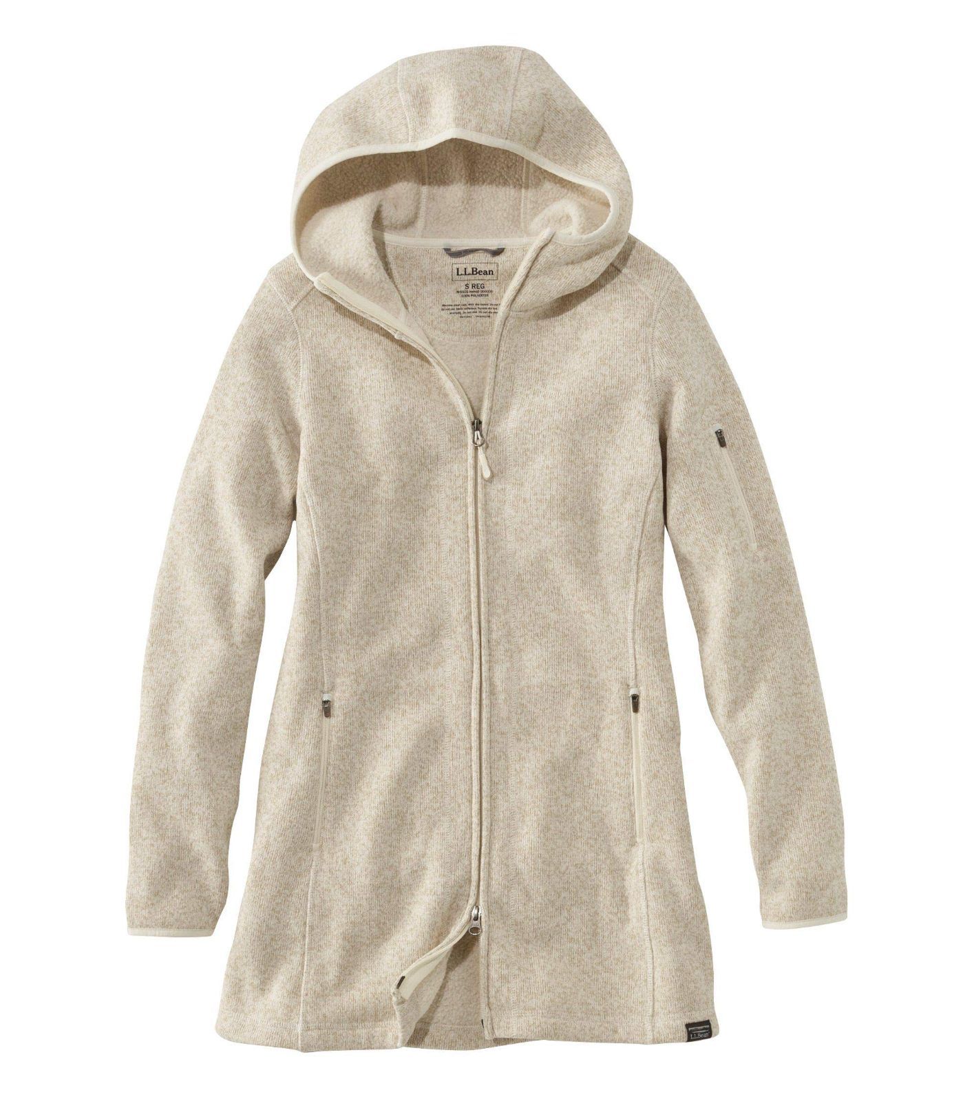 Size M_Color Sailcloth L.L.Bean エルエルビーン ウィメンズ エル エル ビーン セーター フリース コート 米国フィット レギュラー Mサイズ Sailcloth ホワイト ０ＰＰＫ９８１００４