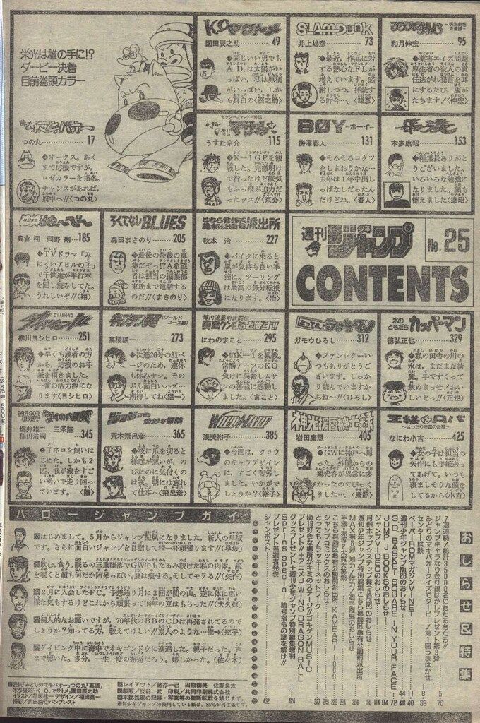 集英社 1996年(平成8年)の漫画雑誌 週刊少年ジャンプ 1996年