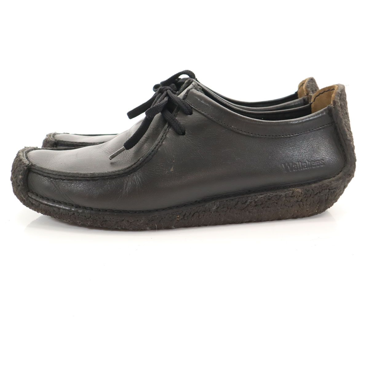 ゆ　CLARKS ワラビー　クラークス　ブラック　クレープソール Clarks CLARKS(クラークス)ワラビー カップ モカシン クレープ